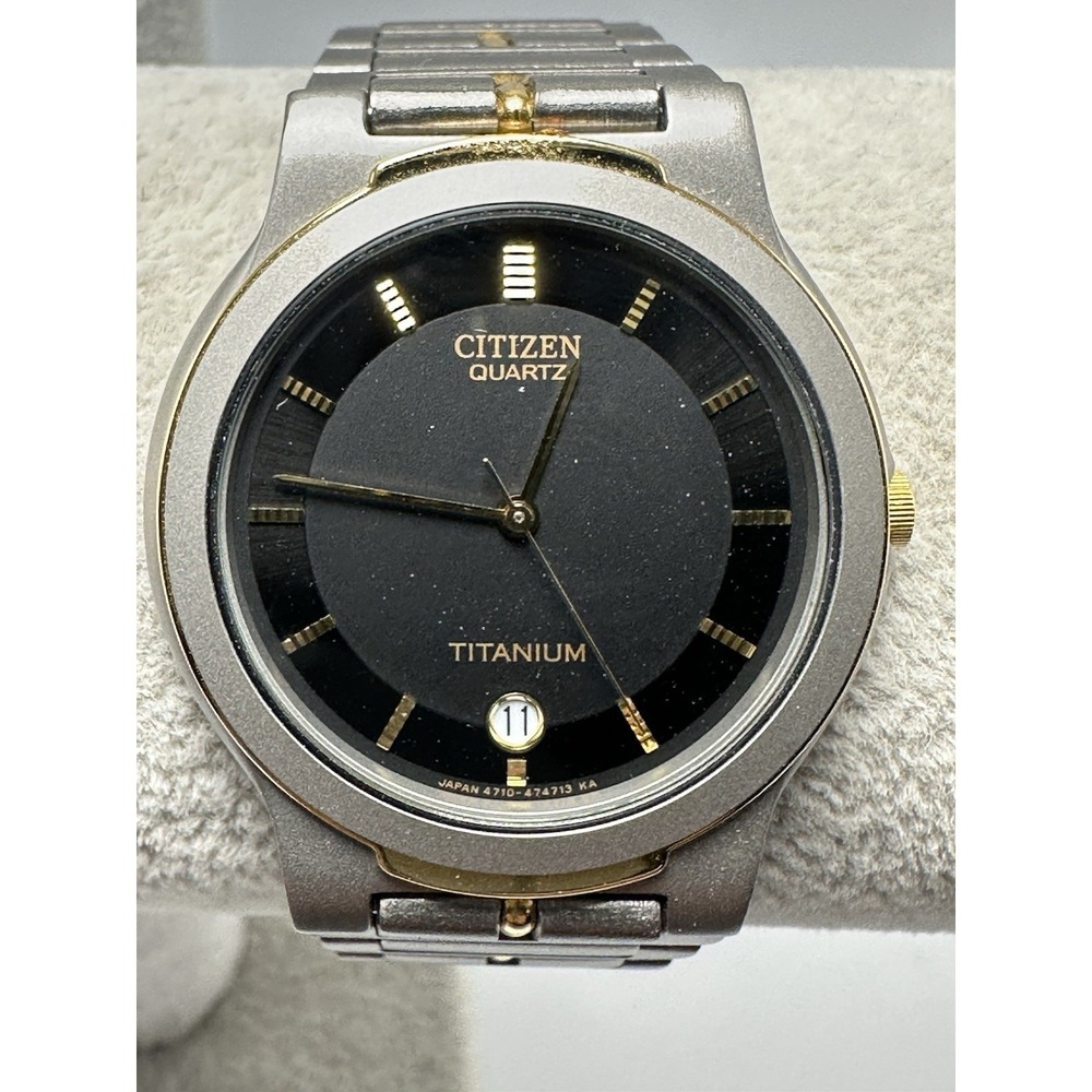 Citizen 4710-471717 Mens Watch New Battery 34MM‎ 6.75" Rare N50